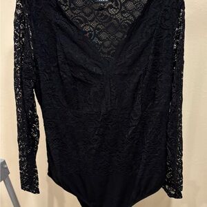 Torrid Black Lace Bodysuit